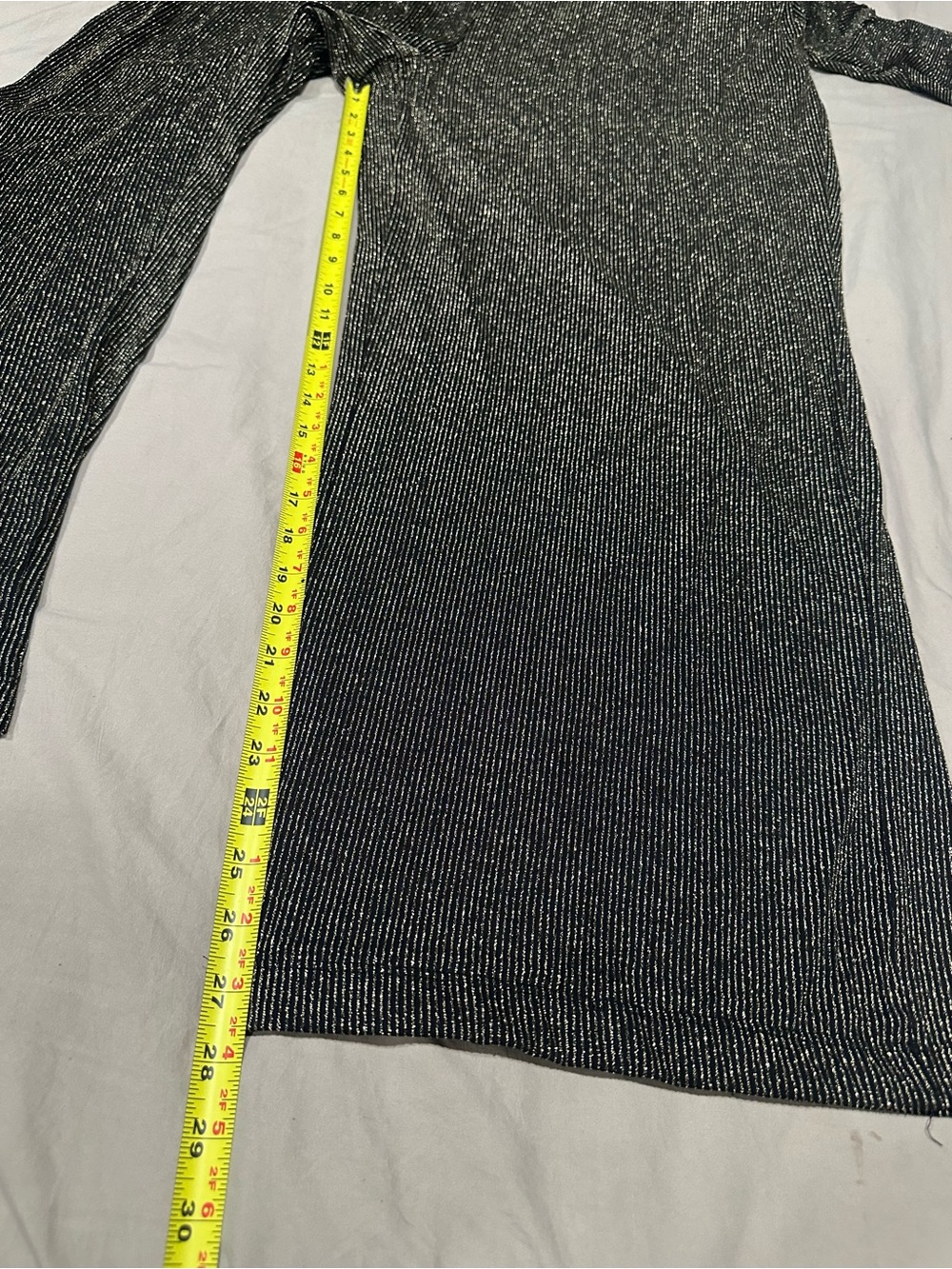 torrid Metallic Square-Neck Jumpsuit in Charcoal Shimmer - Picture 9 of 10